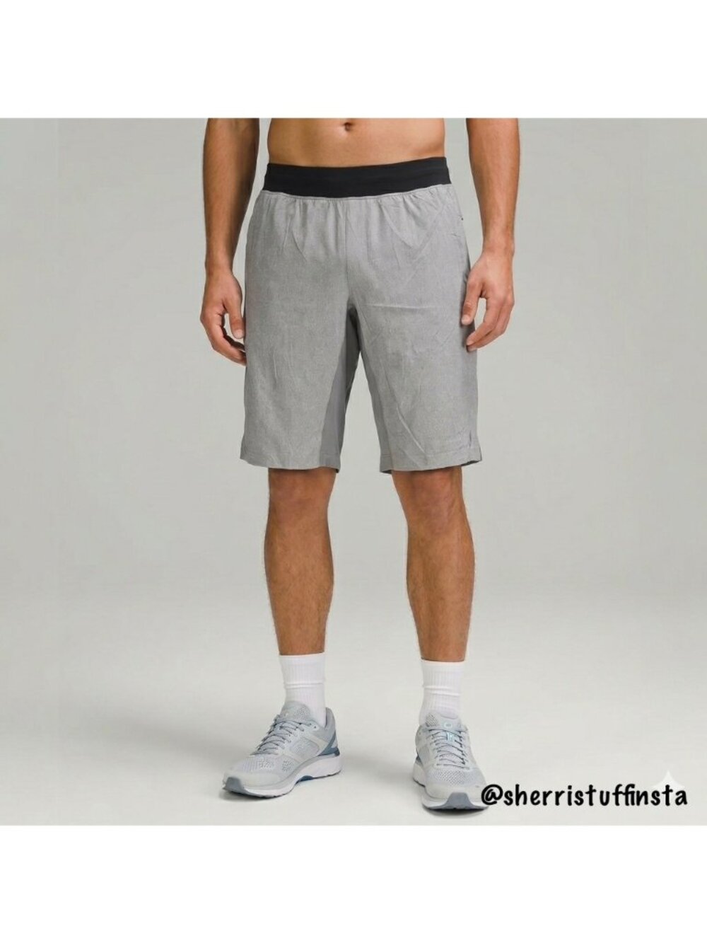 Lululemon T.H.E. Short Linerless 11" Greyt Deep Coal Mens Training Shorts S - Picture 11 of 11